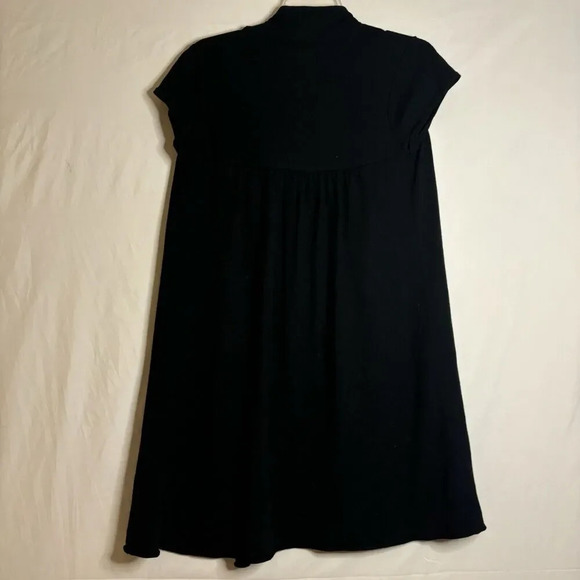 Eileen Fisher Women's Open Front Cap Sleeve Cardigan Sweater Black Size Small - Picture 6 of 11